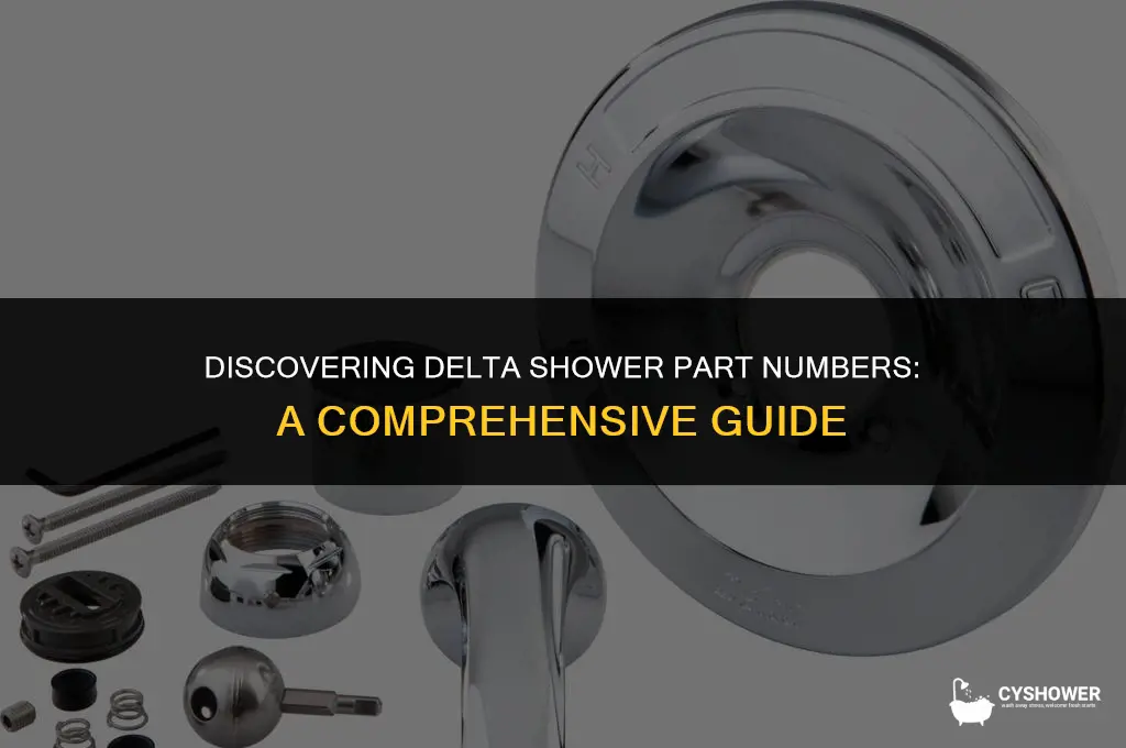 where can i find the delta shower part number
