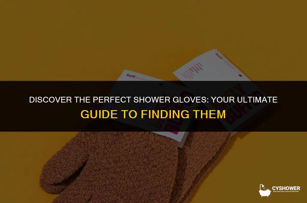 where can i find those 1 shower gloves