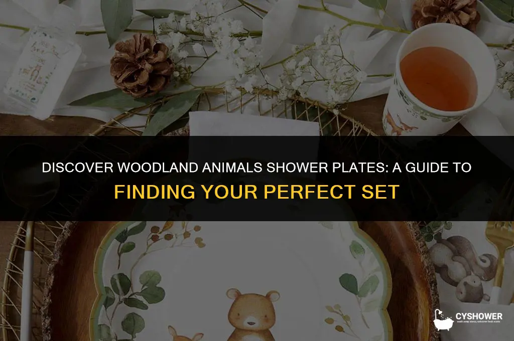 where can i find woodland animals shower plates