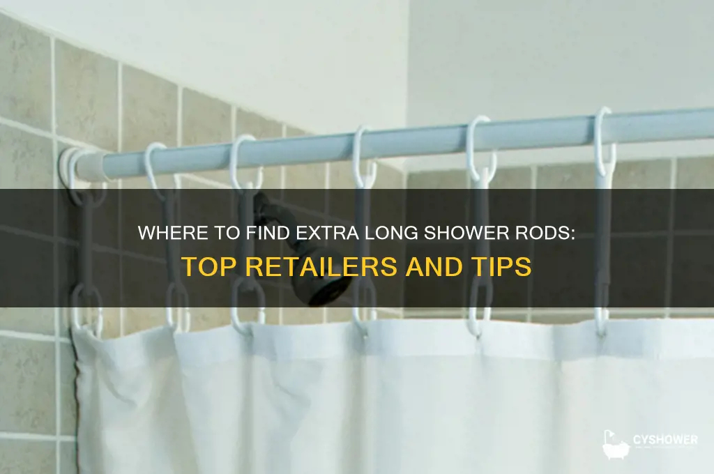 where can i get a extra long shower rod