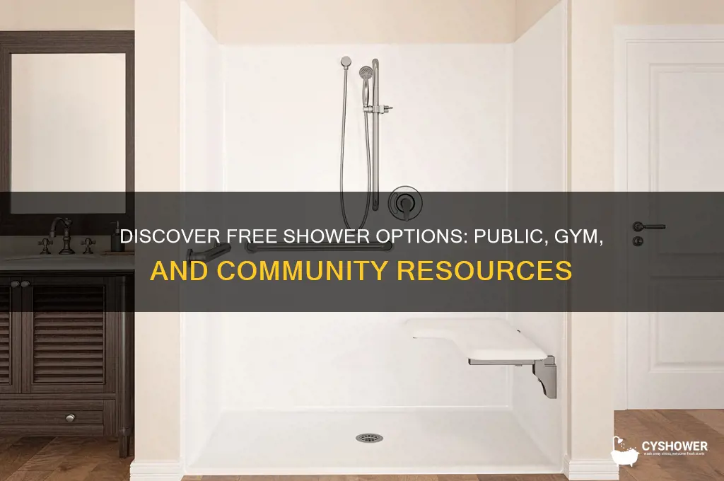where can i get a free shower