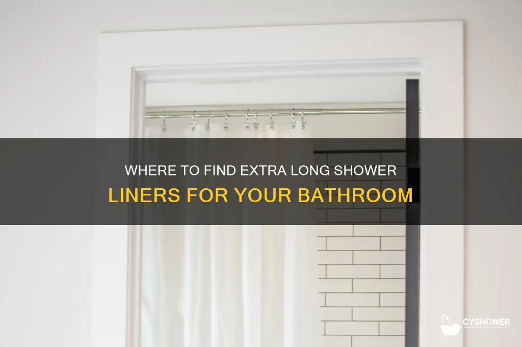 where can i get a long shower liner