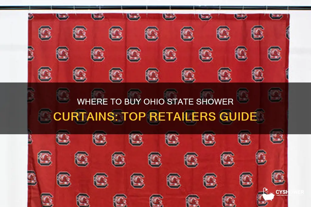 where can i get a ohio state shower curtain