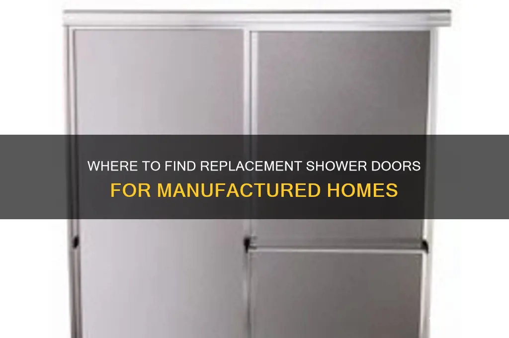 where can i get a replacement shower doors for manufactured