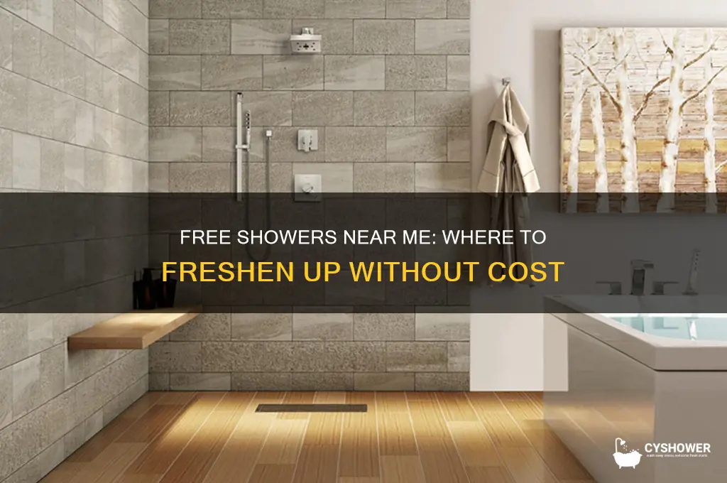 where can i get a shower for free