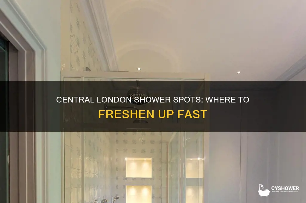 where can i get a shower in central london