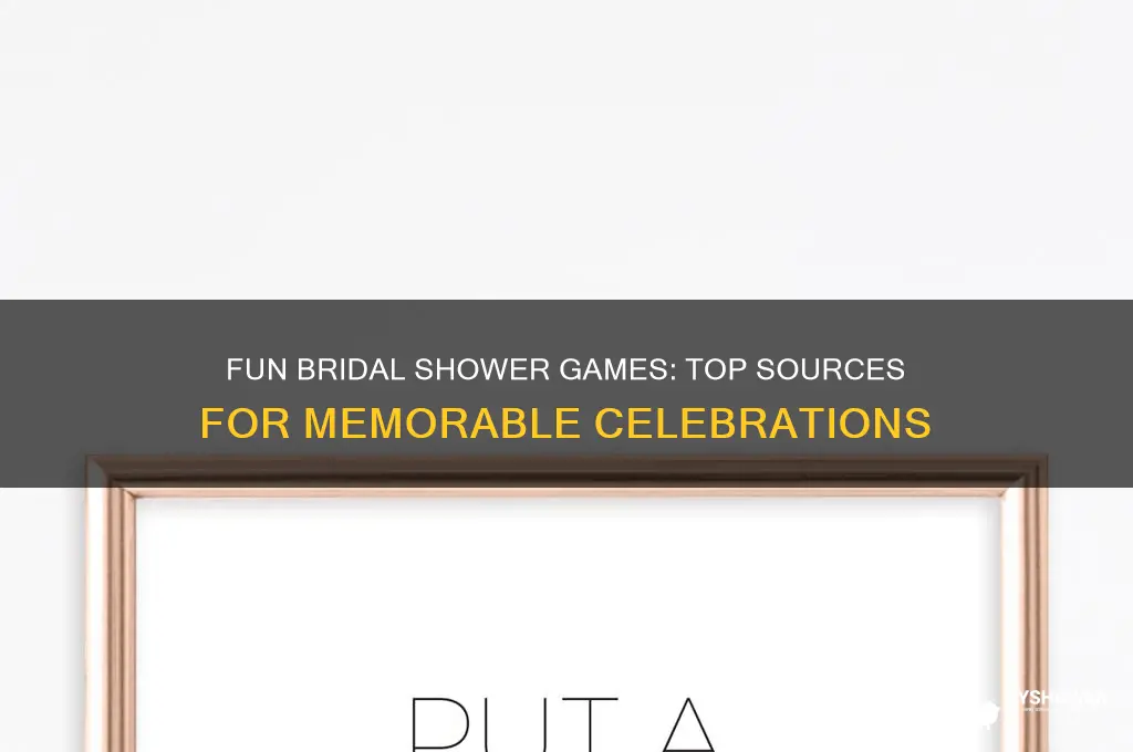 where can i get bridal shower games