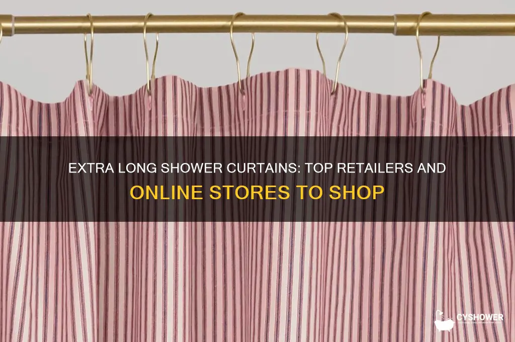 where can i get extra long shower curtains