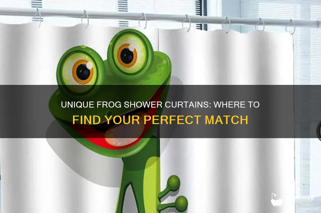 where can i get me a frog shower curtain