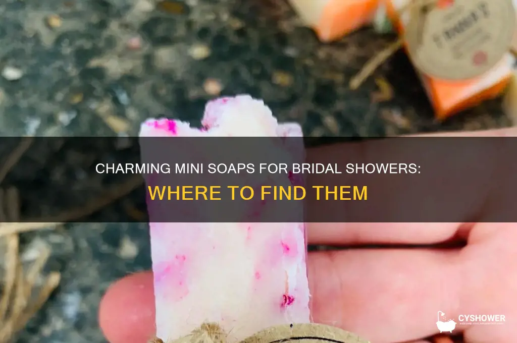 where can i get mini soap for bridal shower