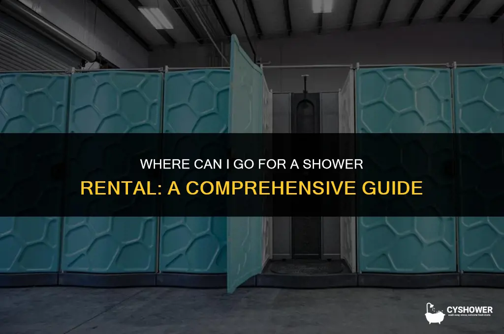 where can i go shower rental