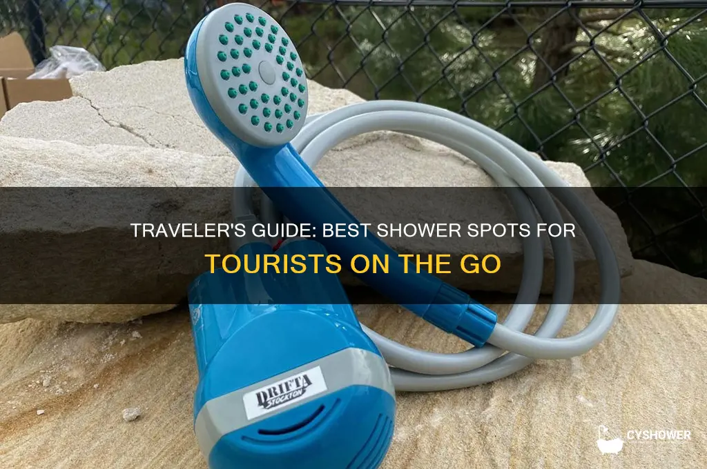 where can i go to take a shower tourists