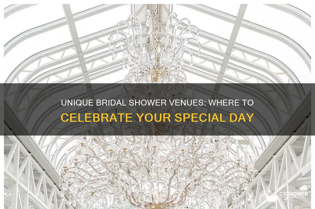 where can i have a my bridal shower at