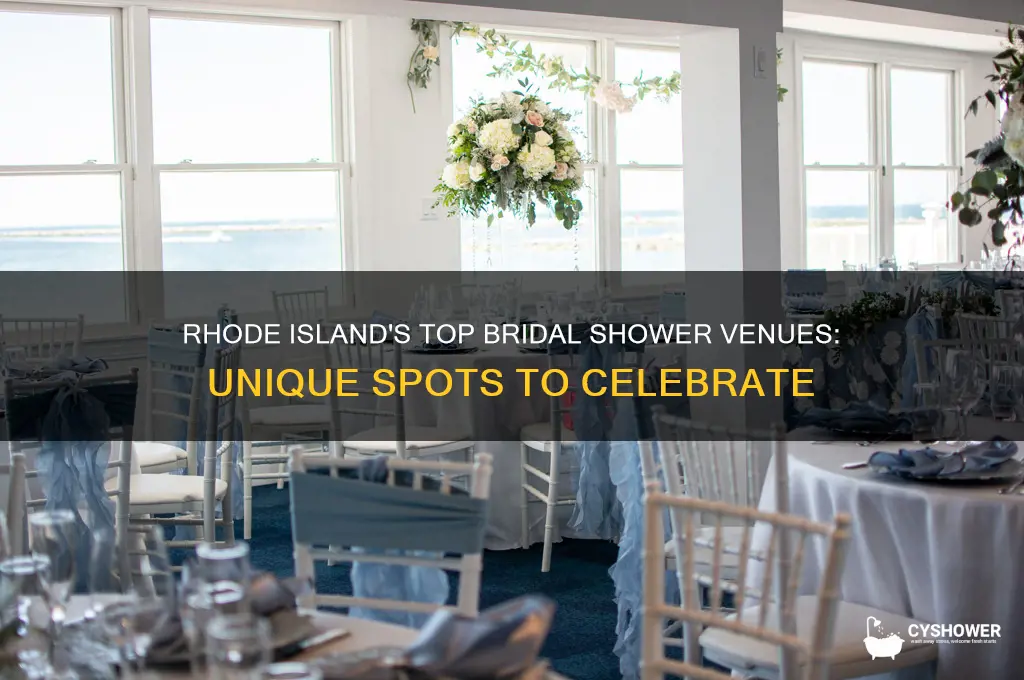 where can i have my bridal shower in rhode island