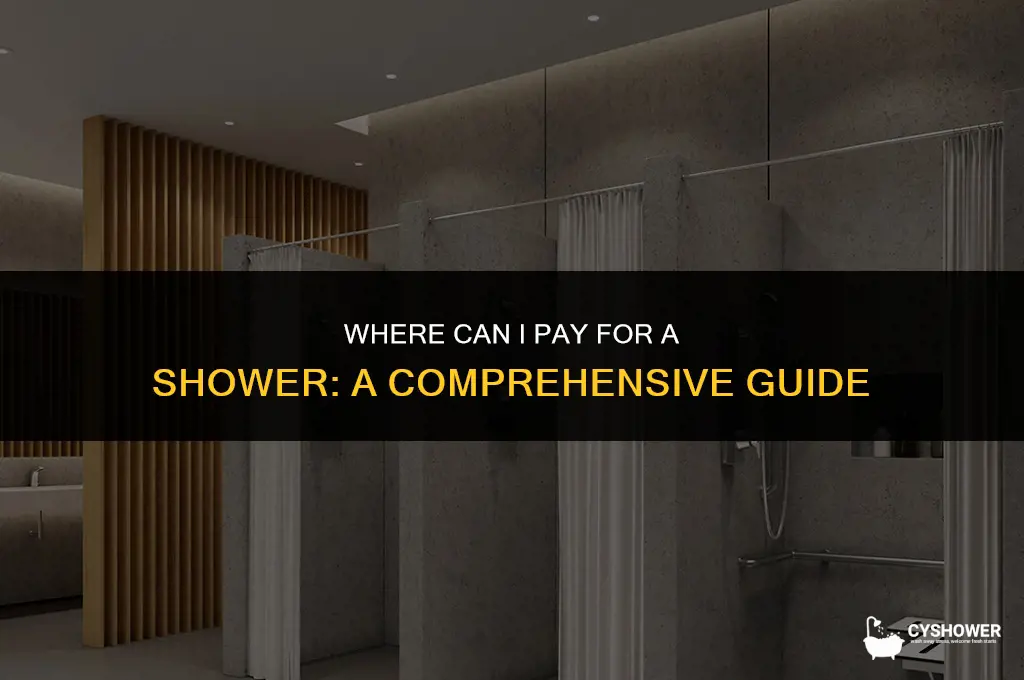 where can i pay for a shower