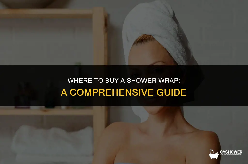 where can i purchase a shower wrap