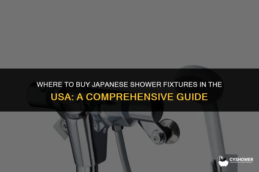 where can i purchase japanese shower fixtures in usa