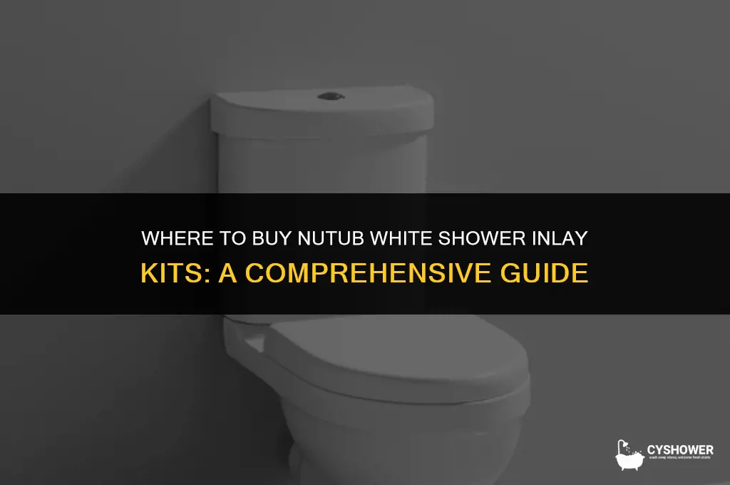 where can i purchase nutub white shower inlay kit