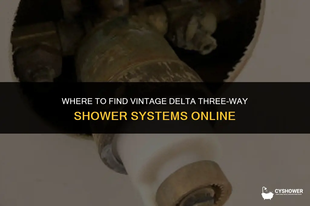 where can i purchase old delta three way shower system