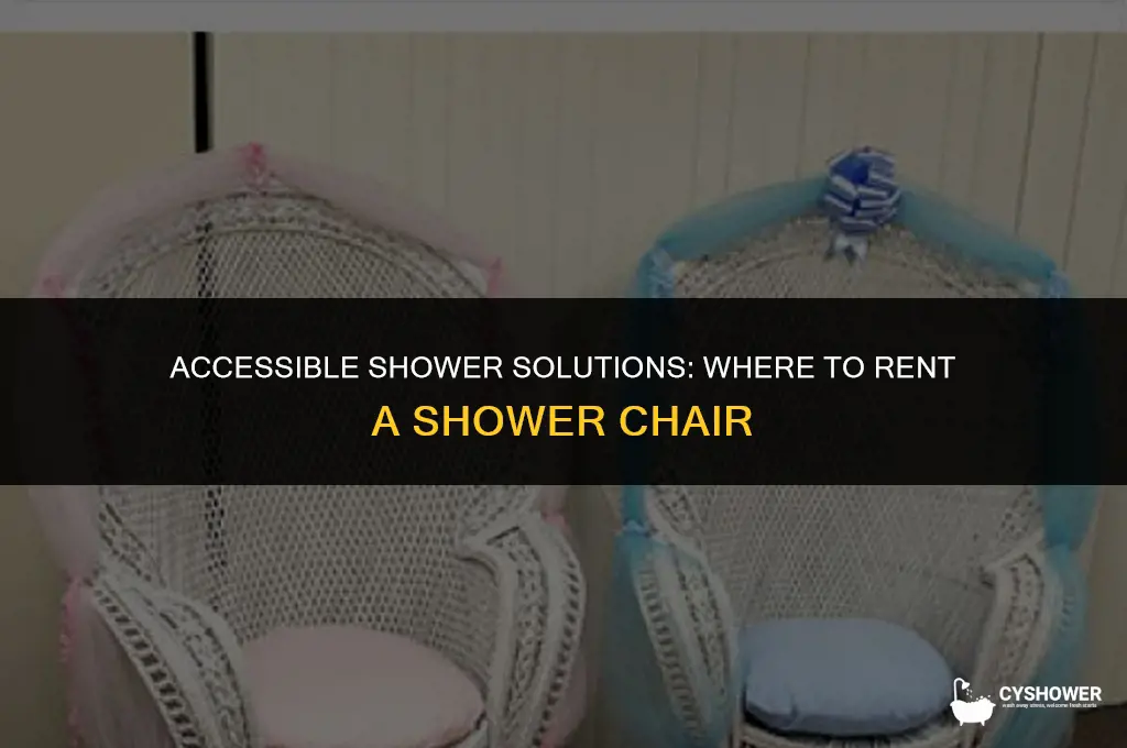 where can i rent shower chair95531