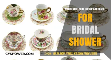 Renting Teacups & Teapots: Perfect Bridal Shower Essentials Guide