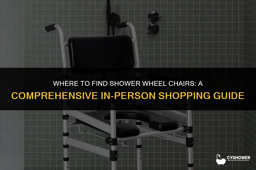 where can i shop for shower wheel charis in person