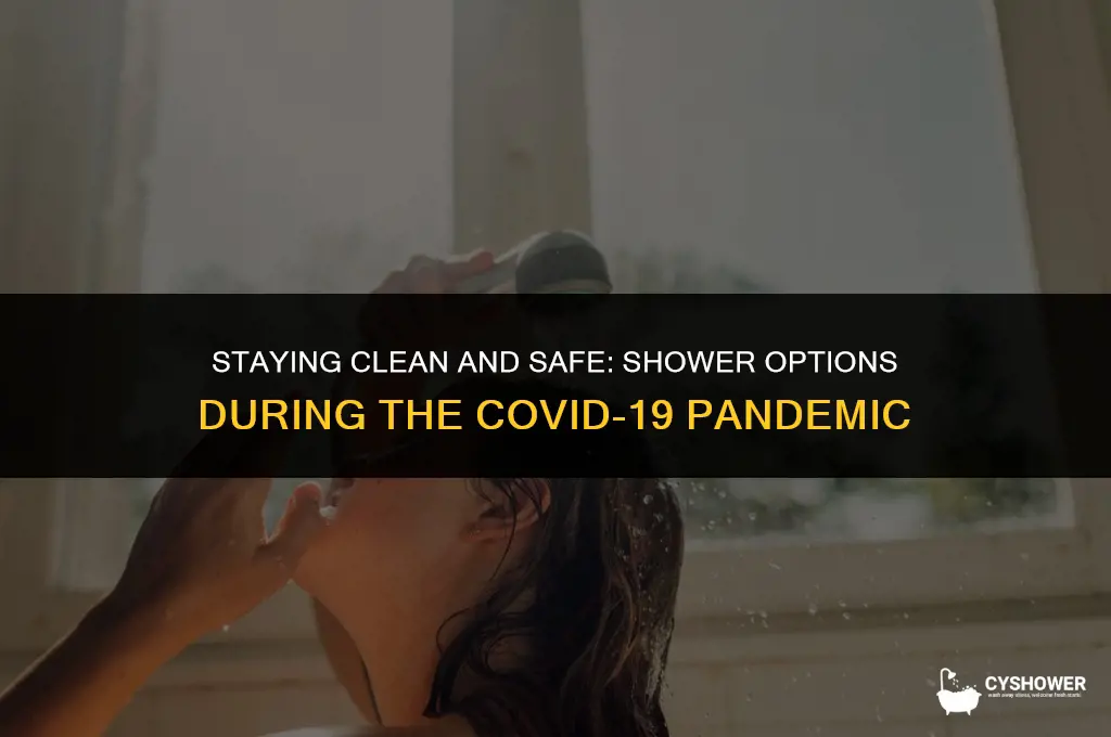where can i shower during covid