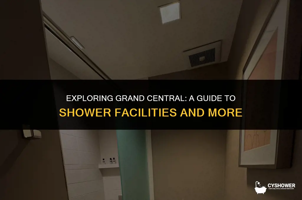 where can i shower grand central