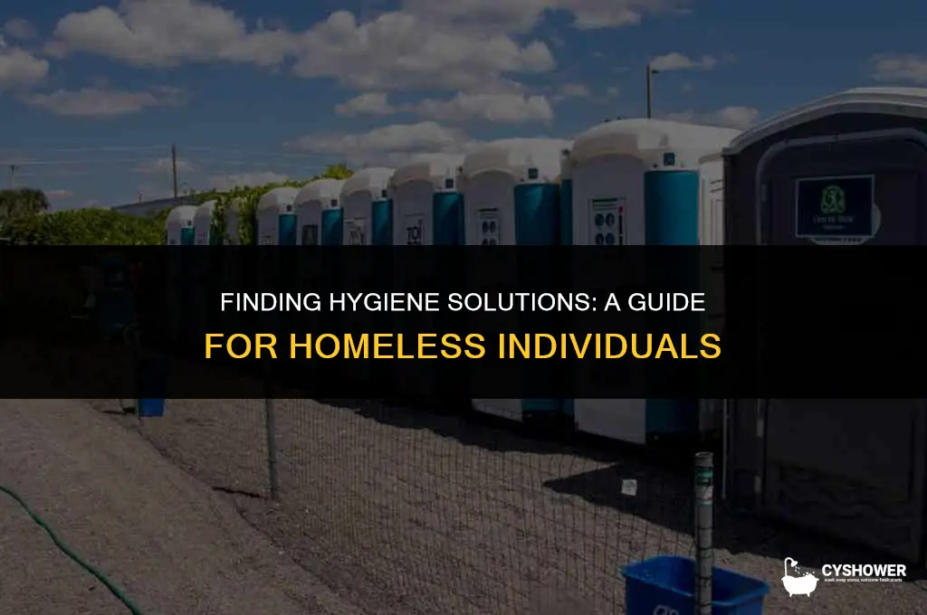 where can i shower if i m homeless
