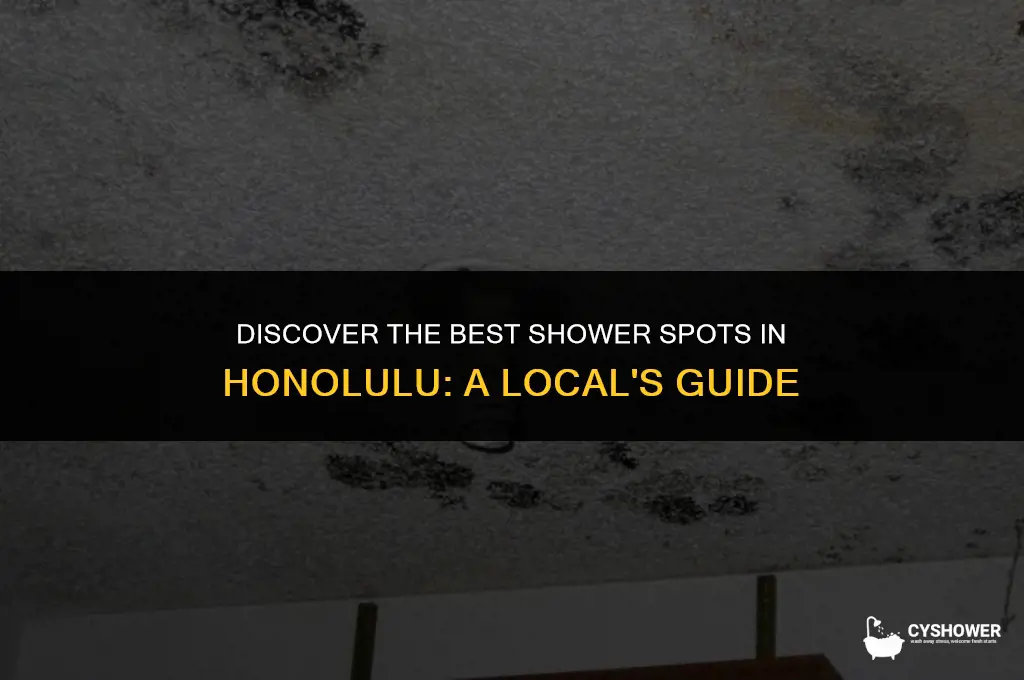 where can i shower in honolulu