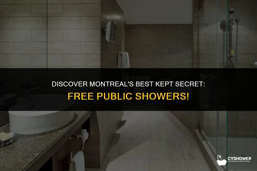 where can i shower in montreal
