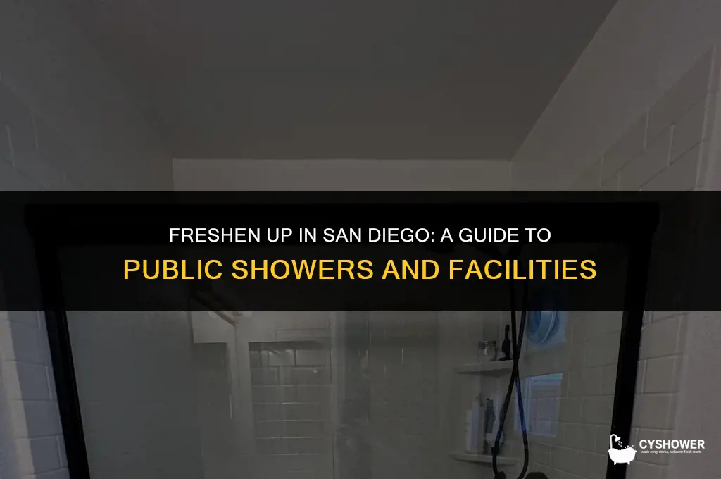 where can i shower in san diego