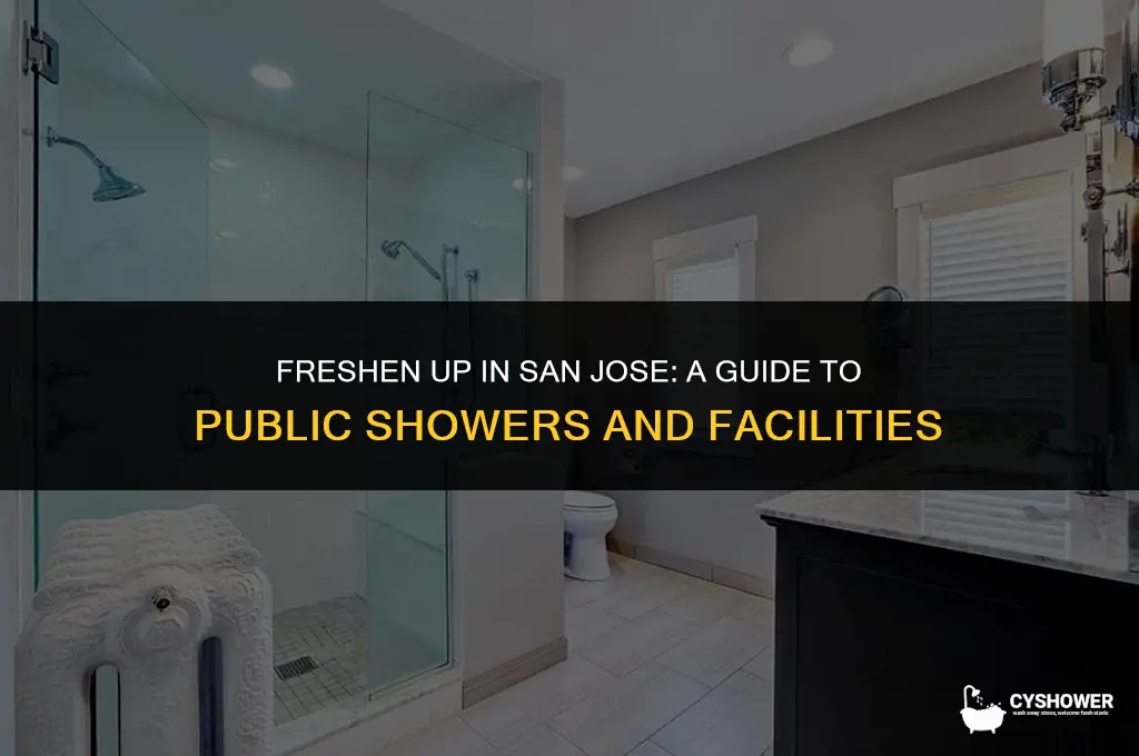 where can i shower in san jose