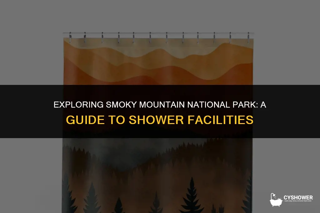 where can i shower in smoky mountain national park
