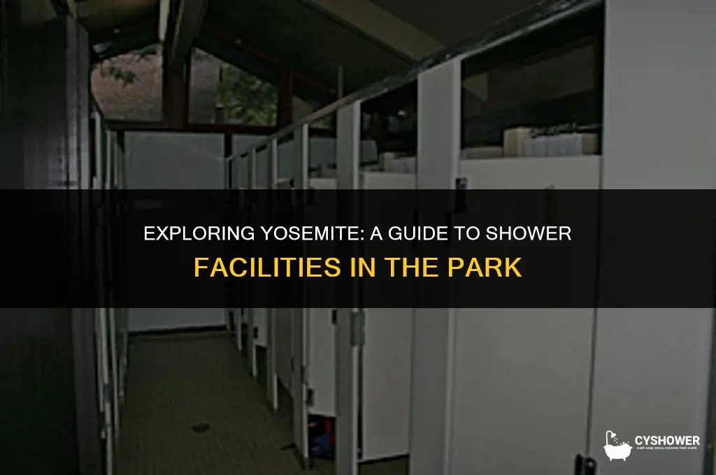 where can i shower in yosemite