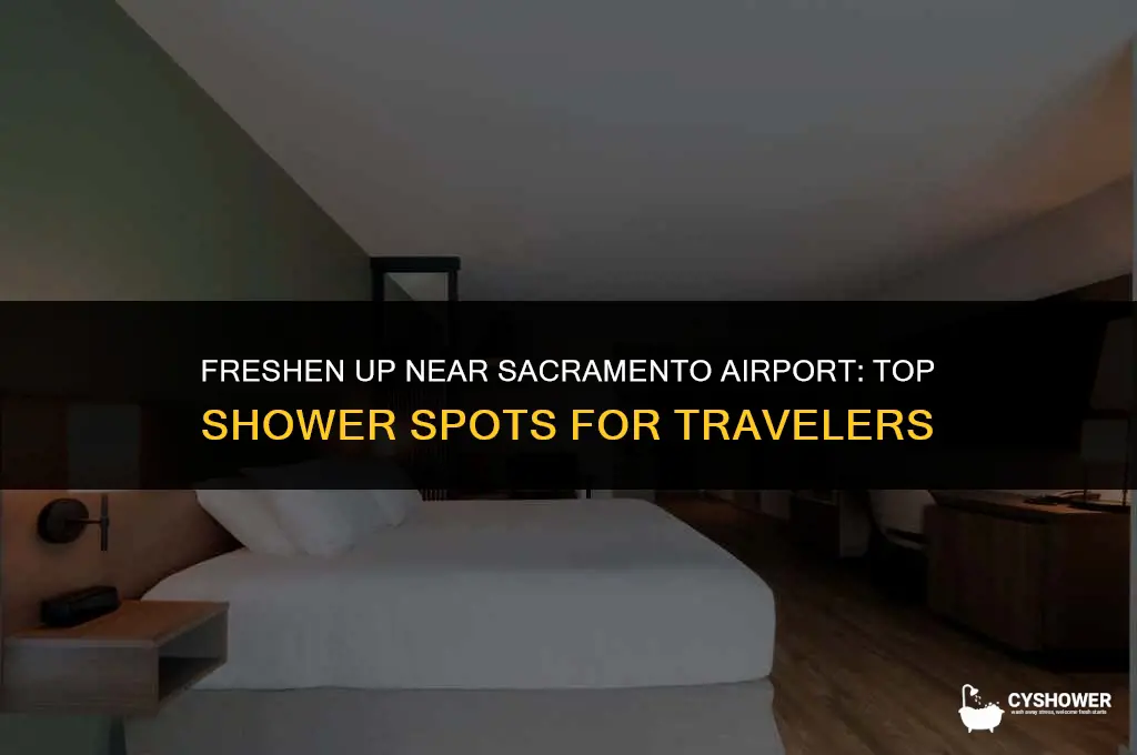 where can i shower near sacramento airport