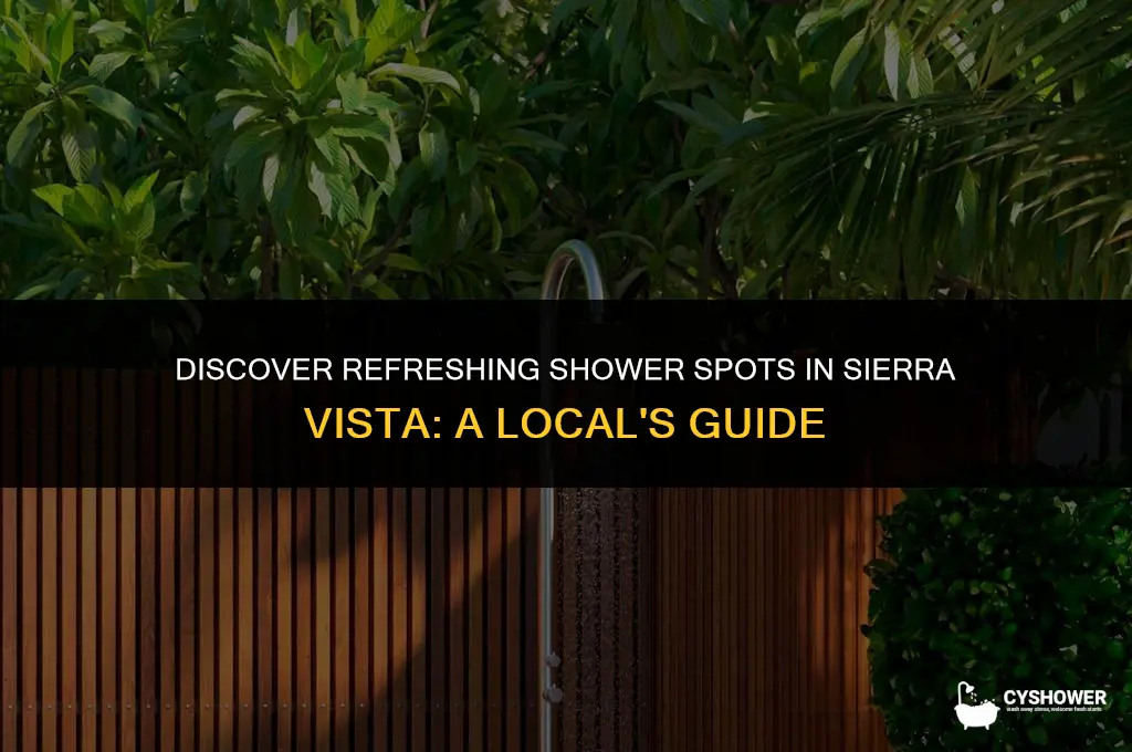 where can i shower sierra vista