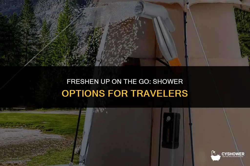 where can i shower when traveling