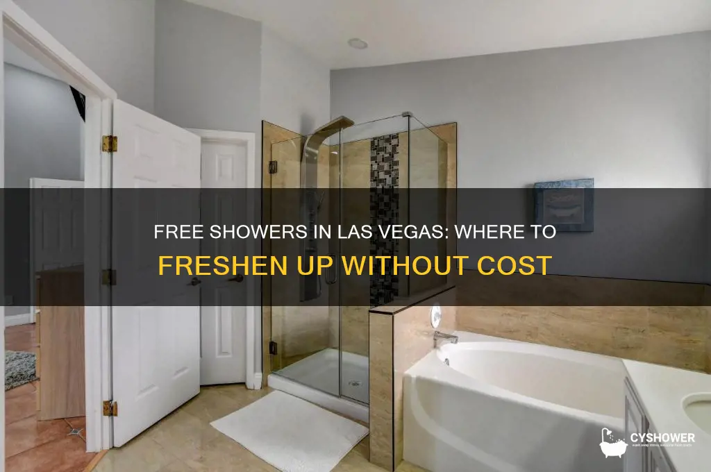 where can i take a free shower in las vegas