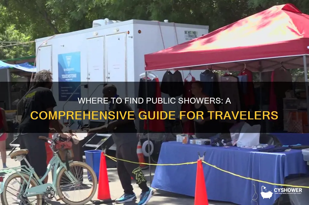 where can i take a public shower