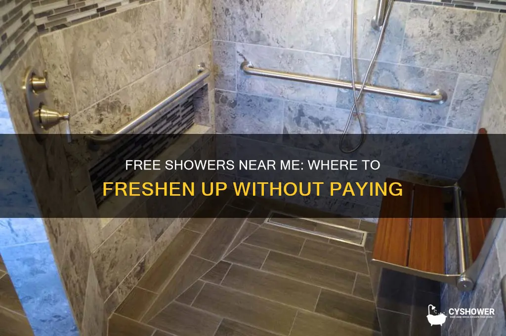 where can i take a shower at for free