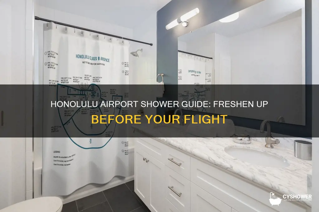 where can i take a shower at honolulu airport