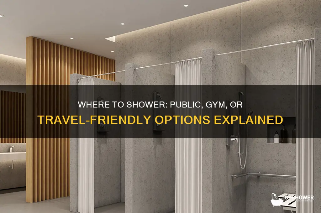 where can i take a shower at