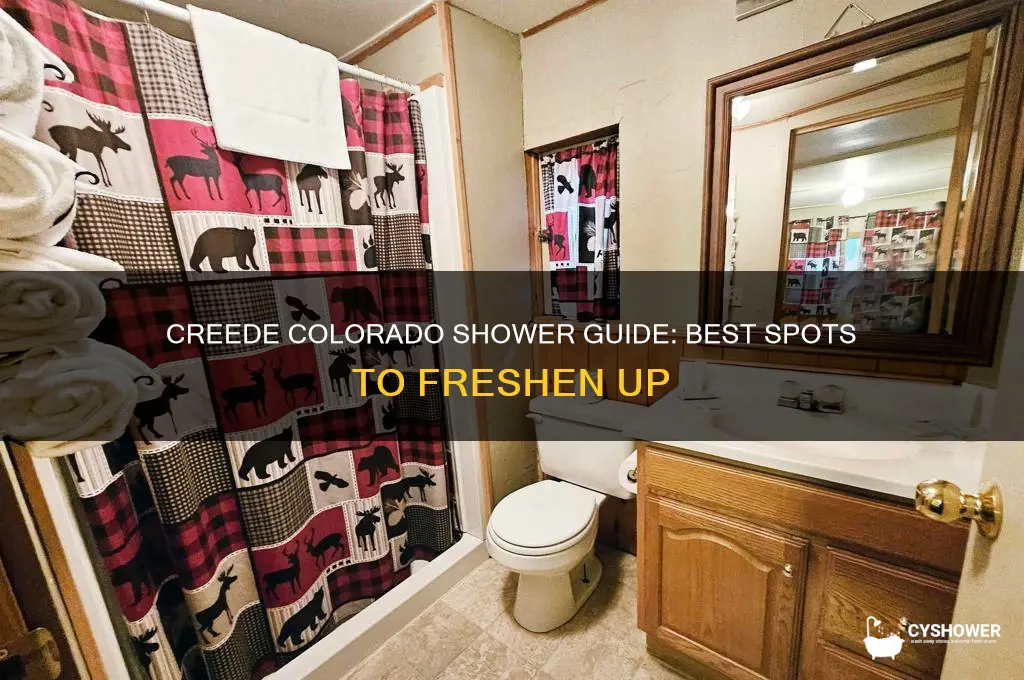 where can i take a shower in creede colorado