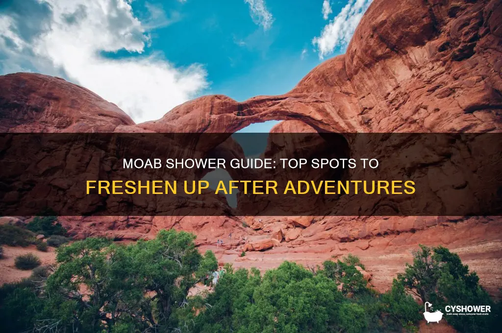 where can i take a shower in moab