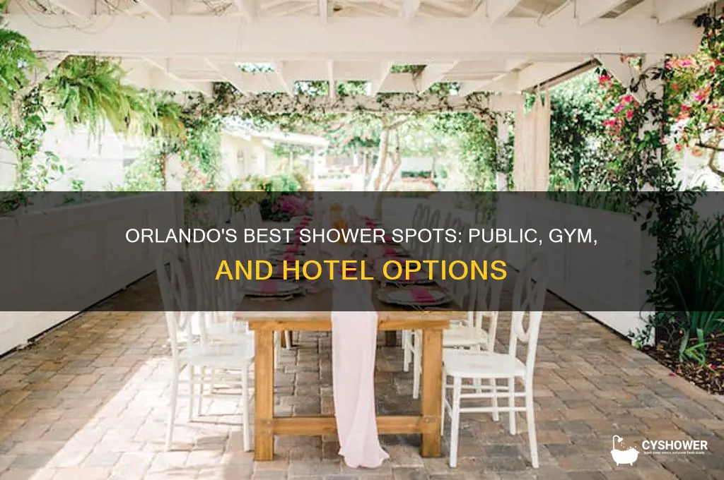 where can i take a shower in orlando