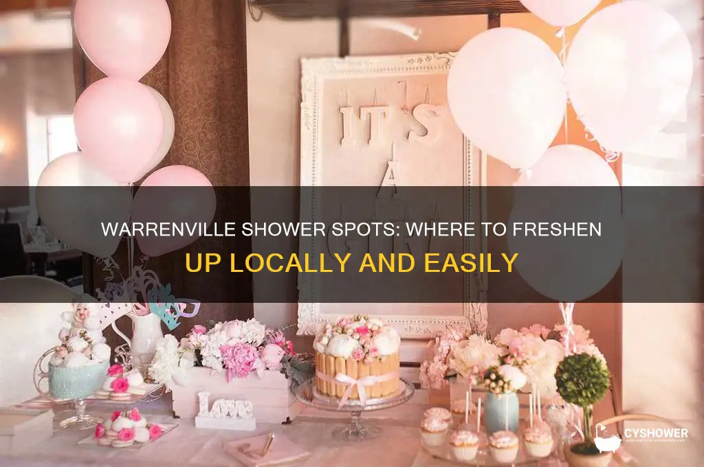 where can i take a shower warrenville