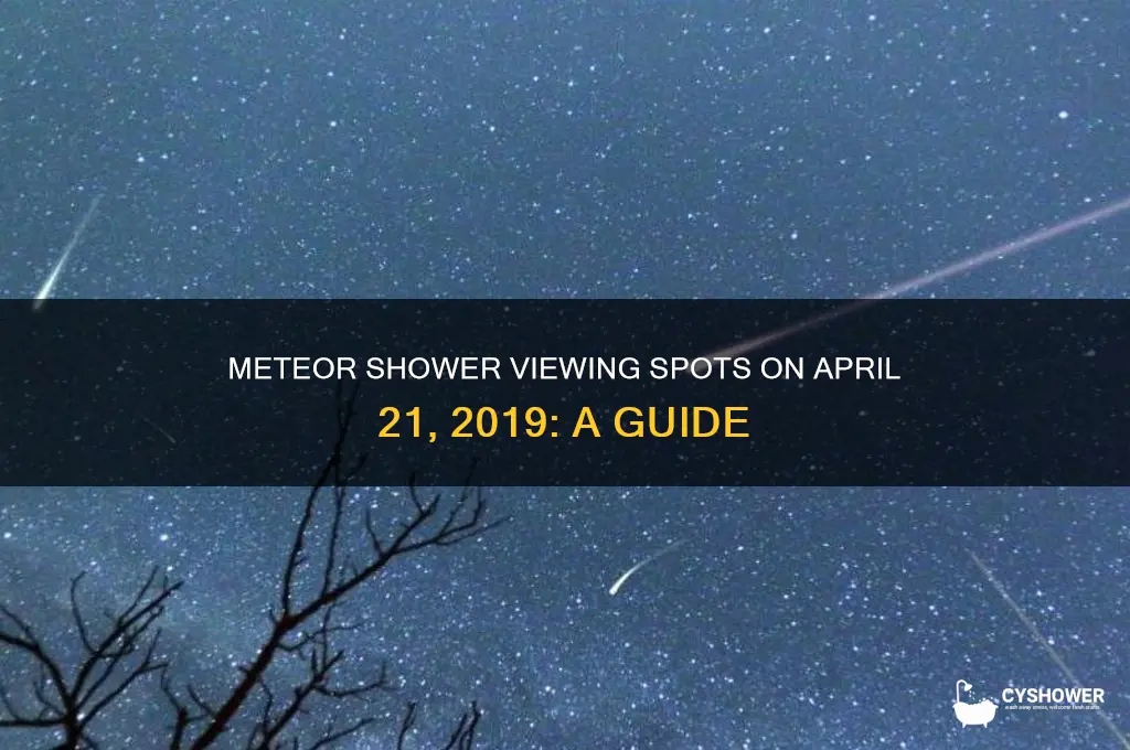 where can meteor shower be seen 4 21 19