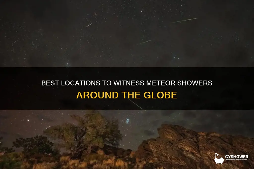 where can meteor shower be seen