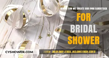 DIY Bridal Shower Cardstock: Creative Crafting Ideas and Locations